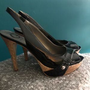 Guess sling back heels